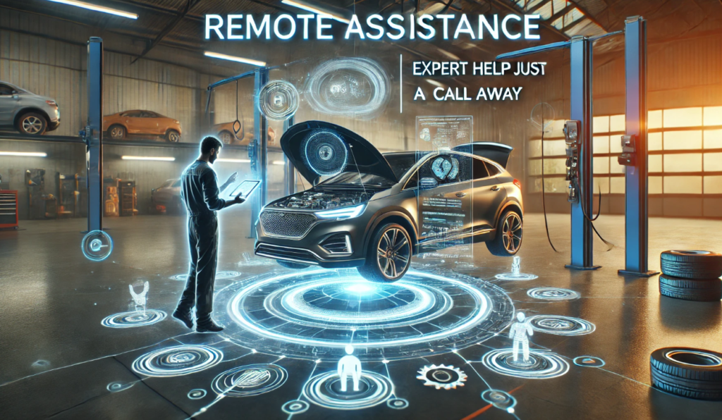 Remote assistance in Vehicle maintenance