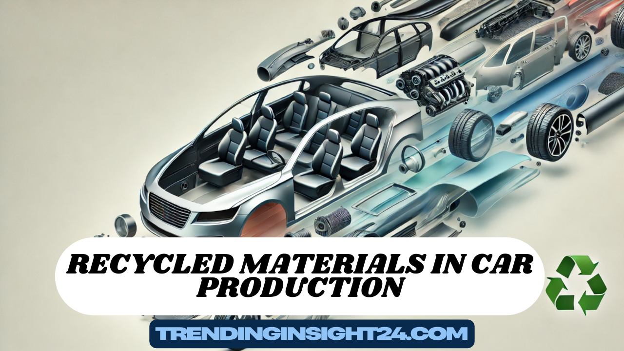 recycled materials in car production